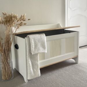 Cotton Cream Blanket Box 