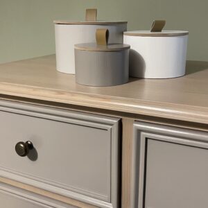 Frosted Forest Wooden Pots Set